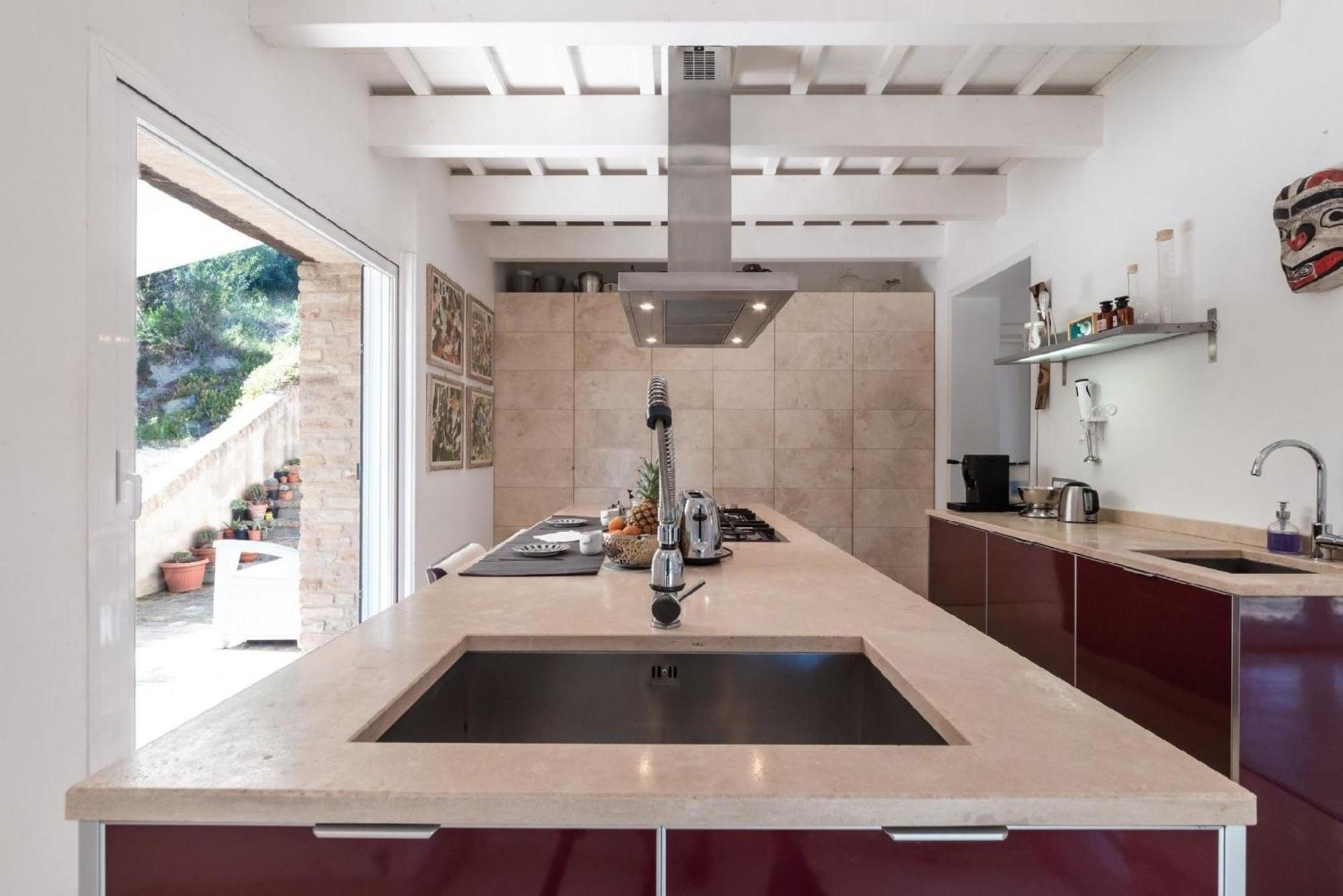 Meernahes Ferienhaus Casa Cantagallo Mit Pool Villa Fermo Ngoại thất bức ảnh