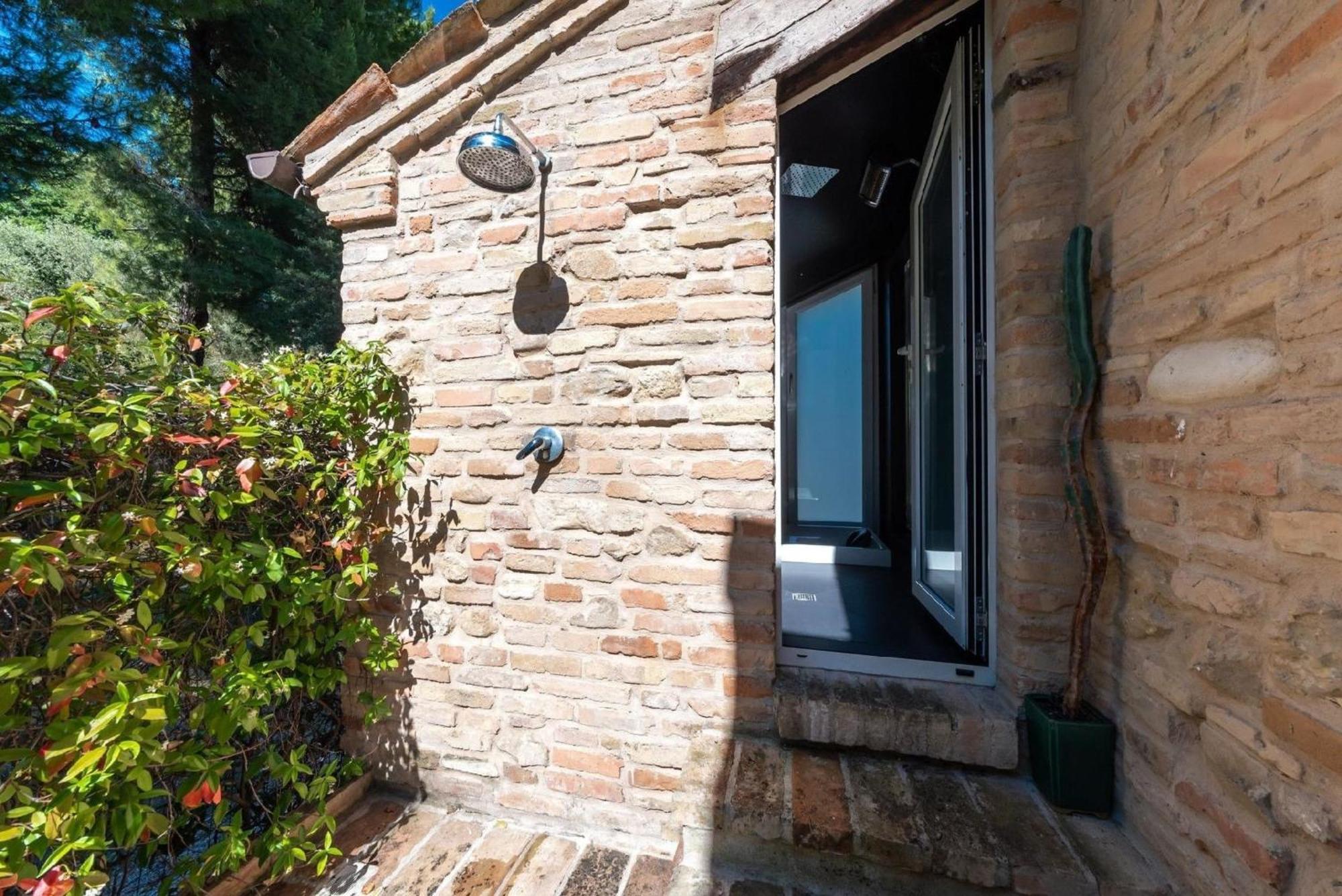Meernahes Ferienhaus Casa Cantagallo Mit Pool Villa Fermo Ngoại thất bức ảnh