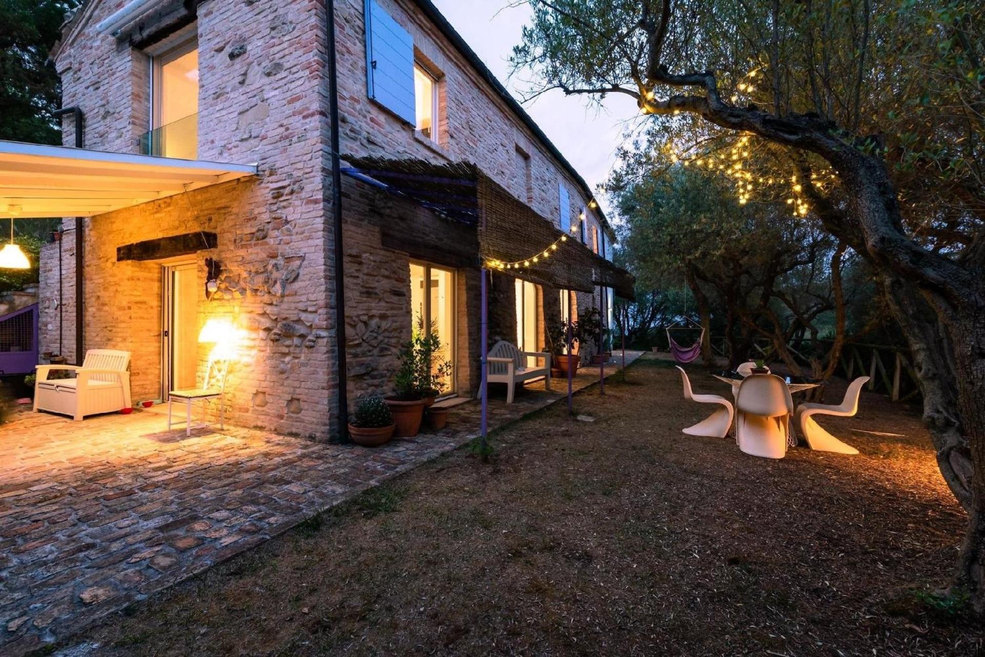 Meernahes Ferienhaus Casa Cantagallo Mit Pool Villa Fermo Ngoại thất bức ảnh