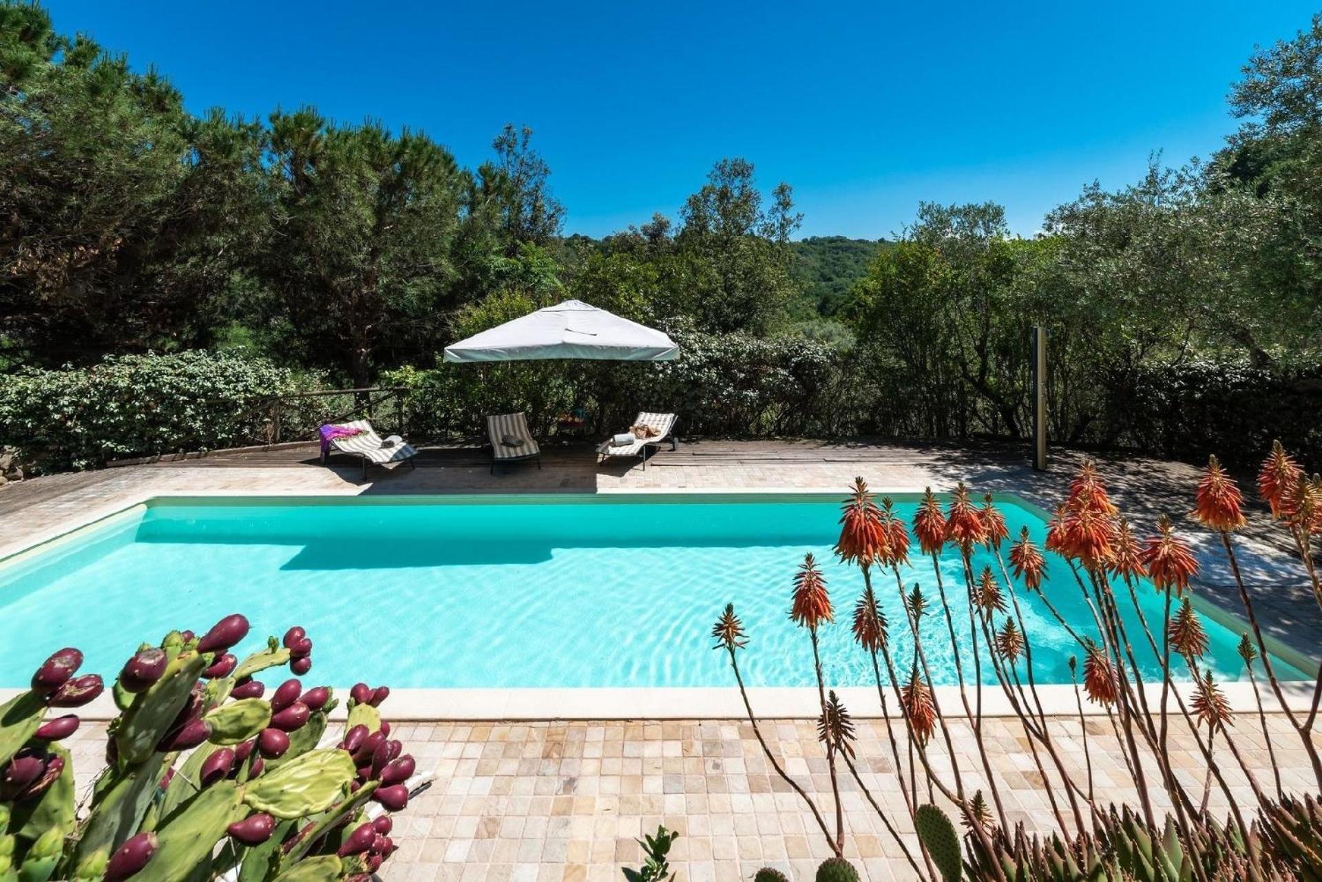 Meernahes Ferienhaus Casa Cantagallo Mit Pool Villa Fermo Ngoại thất bức ảnh